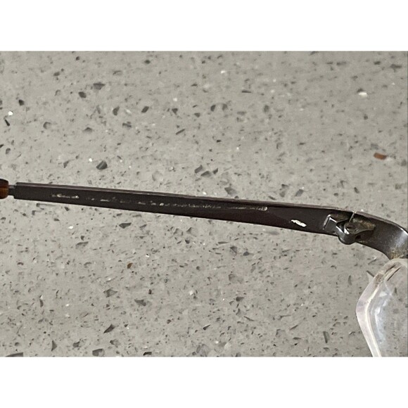 Caravelle By Bulova Ghent Eyeglasses Frames ONLY Dark Gunmetal Brown 50-19-140 - Picture 5 of 9